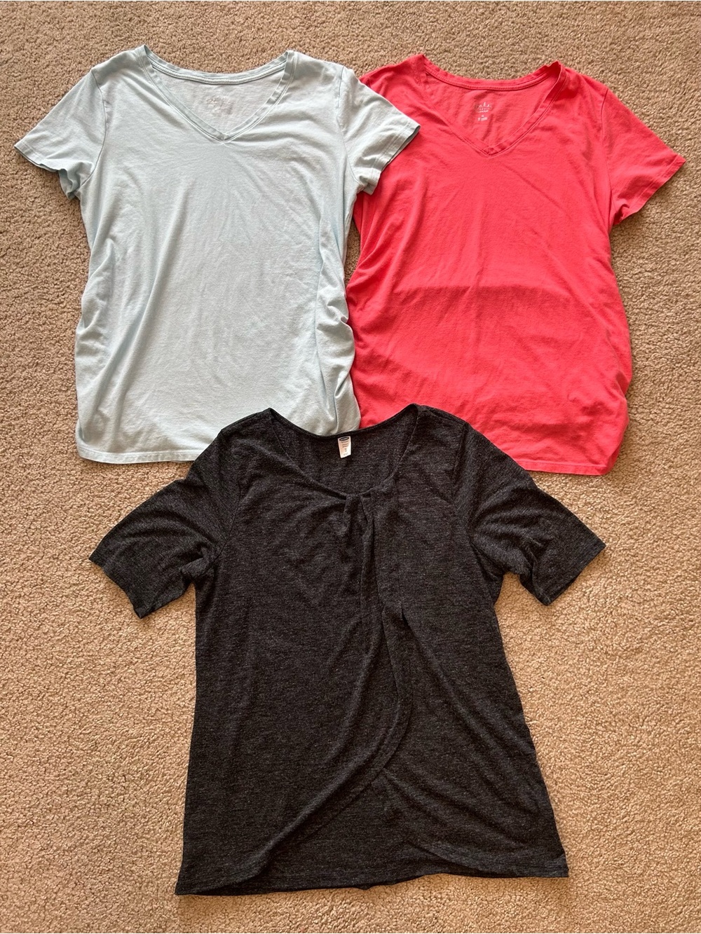 Women’s Maternity Short-Sleeve Shirts Size XL